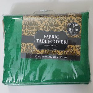 Christmas Party Supplies Table Cloth Green Fabric